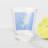 Niedliche Cartoon-Illustration Schnapsglas (Rückseite)