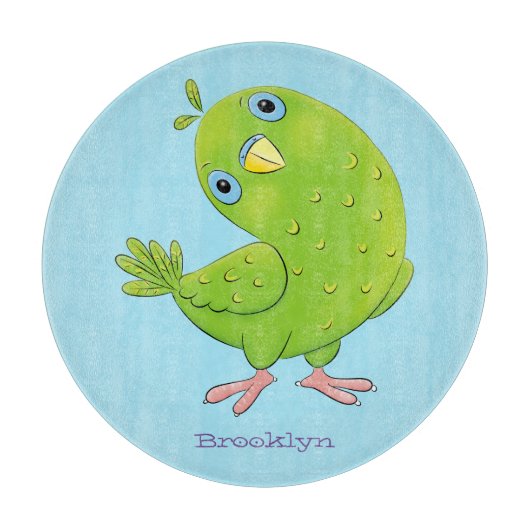 Niedliche Cartoon-Illustration Schneidebrett (Vorderseite)