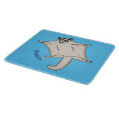 Niedliche Cartoon-Illustration Schneidebrett (Ecke)