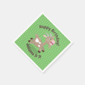 Niedliche Cartoon-Illustration Serviette (Ecke)