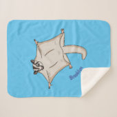 Niedliche Cartoon-Illustration Sherpadecke (Vorderseite (Horizontal))