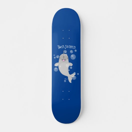 Niedliche Cartoon-Illustration Skateboard (Vorne)