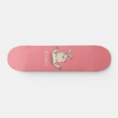 Niedliche Cartoon-Illustration Skateboard (Horizontal)