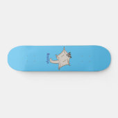 Niedliche Cartoon-Illustration Skateboard (Horizontal)
