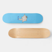 Niedliche Cartoon-Illustration Skateboard (Horizontal)