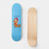 Niedliche Cartoon-Illustration Skateboard (Vorderseite)