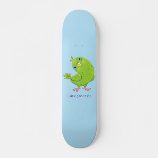 Niedliche Cartoon-Illustration Skateboard (Vorne)