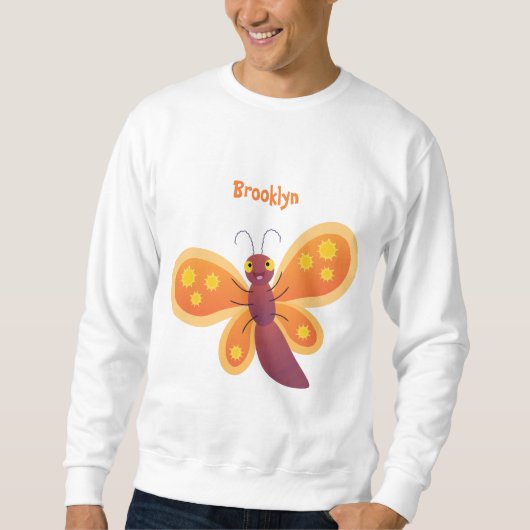 Niedliche Cartoon-Illustration Sweatshirt (Vorderseite)