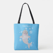 Niedliche Cartoon-Illustration Tasche (Rückseite)