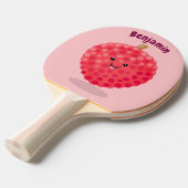 Niedliche Cartoon-Illustration Tischtennis Schläger (Vorderseite)