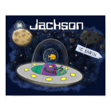 Niedliche Cartoon-Illustration über Fische im Welt