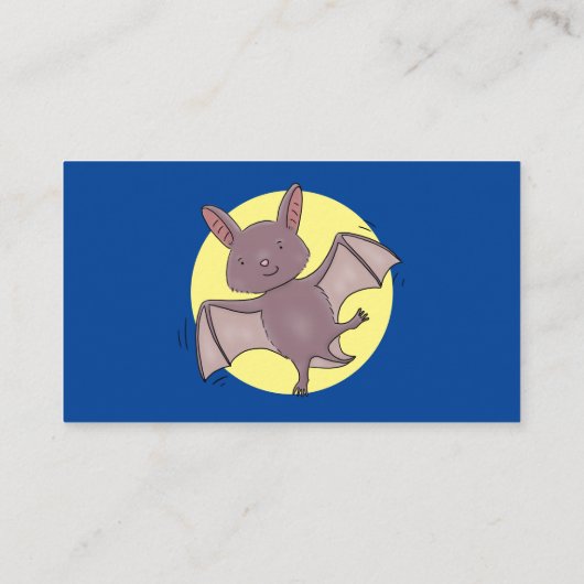 Niedliche Cartoon-Illustration Visitenkarte (Rückseite)