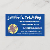 Niedliche Cartoon-Illustration Visitenkarte (Vorderseite)