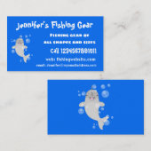 Niedliche Cartoon-Illustration Visitenkarte (Vorne/Hinten)