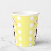 Niedliche Cartoon-Illustration von Auberginen Pappbecher (Links)