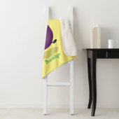 Niedliche Cartoon-Illustration von Auberginen Sherpadecke (Beispiel)