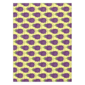 Niedliche Cartoon-Illustration von Auberginen Tischdecke (Vorderseite)