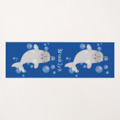 Niedliche Cartoon-Illustration Yogamatte (Vorderseite (Horizontal))