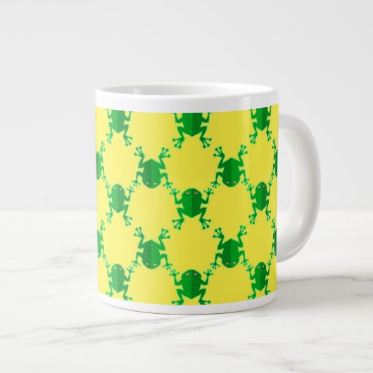 Niedliche Cartoon Jumbo-Tasse (Vorderseite Rechts)