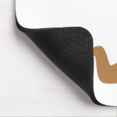 Niedliche Cartoon-Känguru-Mama und Joey Mousepad (Ecke)