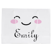 Niedliche Cartoon-Kinderdusche Große Geschenktüte (Rückseite)