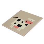 Niedliche Cartoon-Kuh Fliese (Seite)