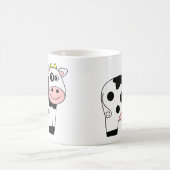 Niedliche Cartoon-Kuh Kaffeetasse (Mittel)