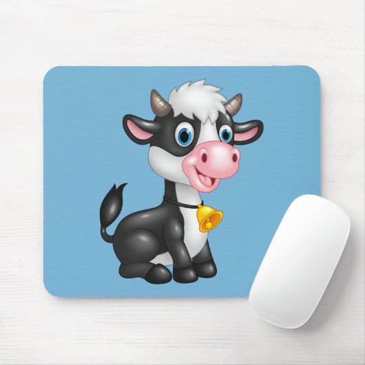Niedliche Cartoon Kuh Mousepad (Mit Mouse)