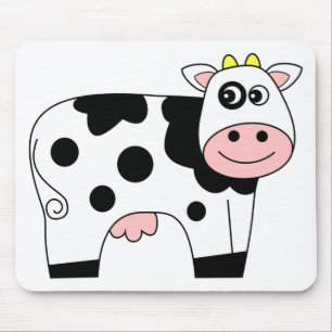 Niedliche Cartoon-Kuh Mousepad