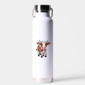 Niedliche Cartoon Kuh Trinkflasche (Vorne)