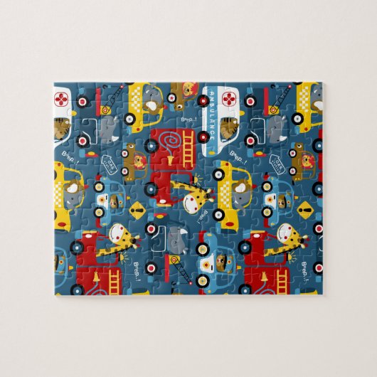 Niedliche Cartoon Puzzle (Horizontal)