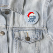 Niedliche Cartoon-Sankt-Quallen Button (Beispiel)