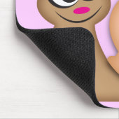 Niedliche Cartoon-Schnecke Mousepad (Ecke)