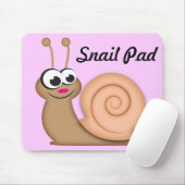 Niedliche Cartoon-Schnecke Mousepad (Mit Mouse)