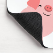 Niedliche Cartoon-Schweine in der Liebe Mousepad (Ecke)