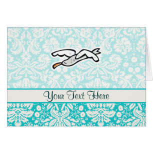 Niedliche Cartoon-Seemöwe