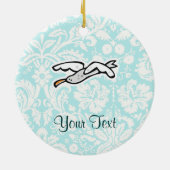 Niedliche Cartoon-Seemöwe Keramik Ornament (Hinten)