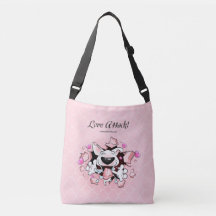 Niedliche Cartoon Stier-Terriertasche