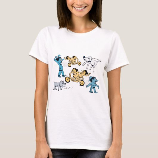 Niedliche Cartoon. T-Shirt (Vorderseite)
