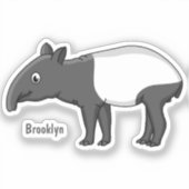 Niedliche Cartoon Tape Illustration Aufkleber (Vorderseite)