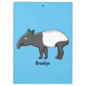 Niedliche Cartoon Tape Illustration Klemmbrett (Rückseite)