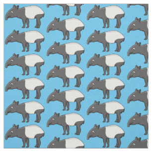 Niedliche Cartoon Tape Illustration Stoff