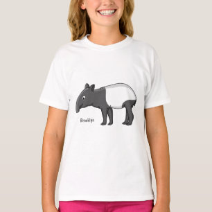 Niedliche Cartoon Tape Illustration T-Shirt