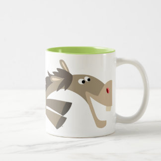 Niedliche Cartoon-Tasse Zweifarbige Tasse