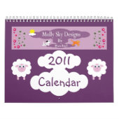 Niedliche Cartoon-Tier-u. Kinderillustrationen Kalender (Titelbild)