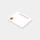 Niedliche Cartoon-Truthahn Post-it Klebezettel (angewinkelt)