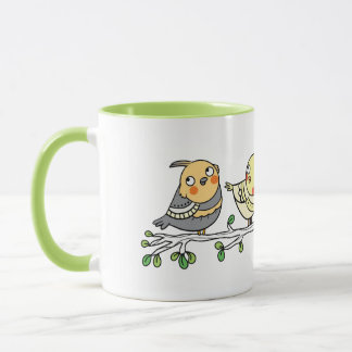 Niedliche Cartoon-Vögel-Tasse, bezaubernde Vogel-I Tasse