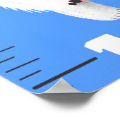 Niedliche Cartoon-Wachstumstabelle für lustige Nut Poster (Ecke)