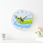 Niedliche Cartoon-Wanduhr Große Wanduhr (Zuhause)