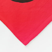 Niedliche Cartoon Welpen mit Starry Gradient Backg Fleecedecke (Ecke)